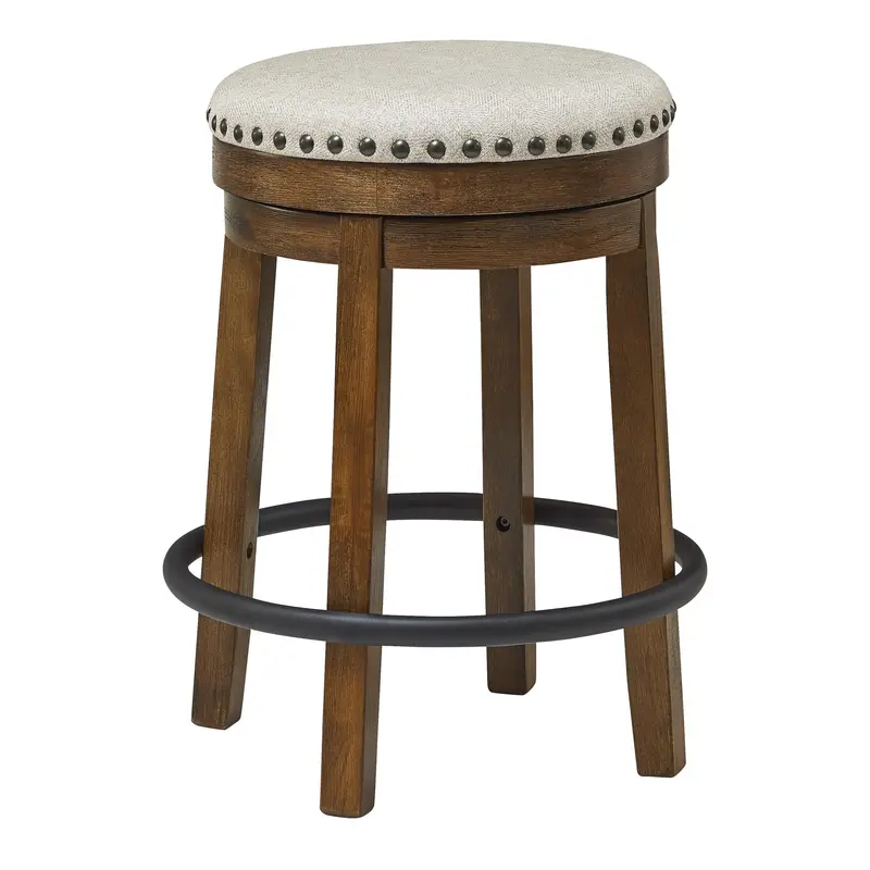 Ashley Valebeck Padded Swivel Stool – Comfort-Focused Counter Seating 1