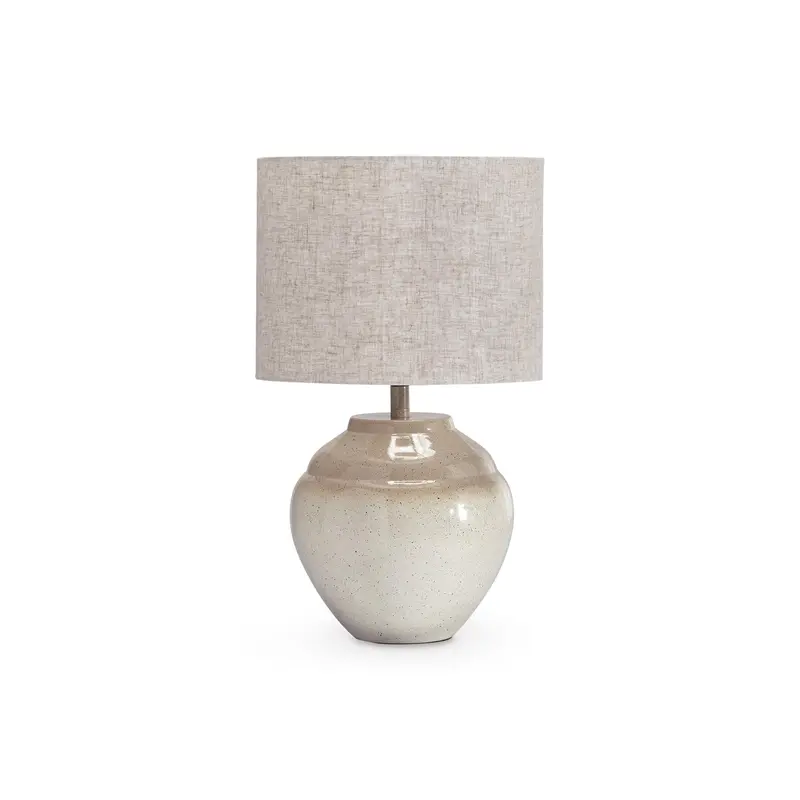 Ashley Waldish Industrial-Style Metal Table Lamp With Clean Lines 1