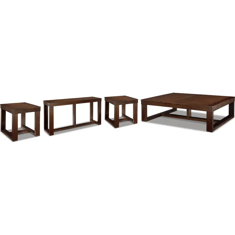 Ashley Watson Coffee & End Table Set With Console – Multi-Piece Living Room Collection 1