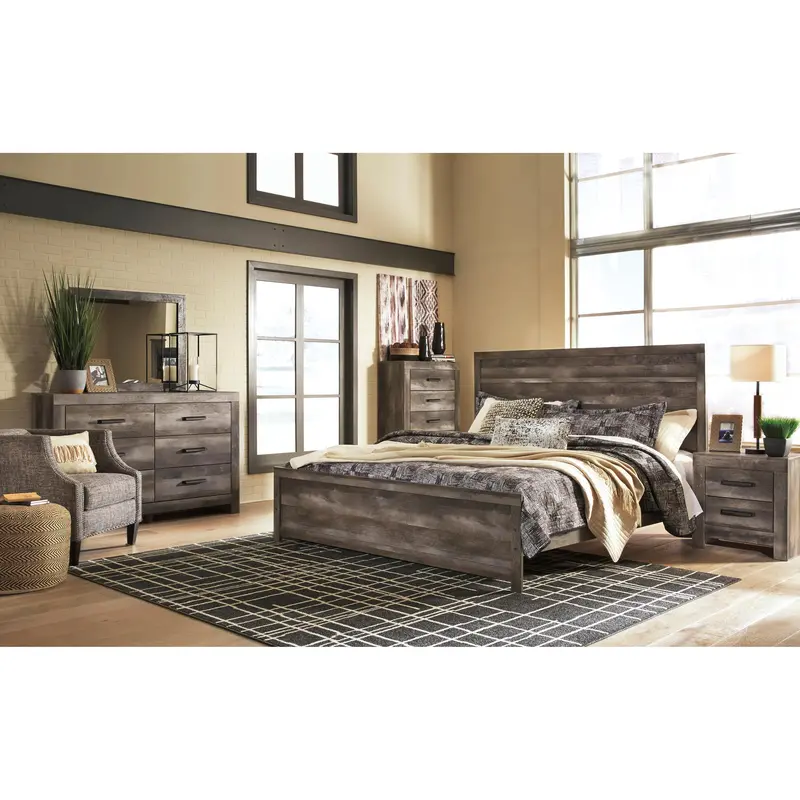 Ashley Wynnlow B440 King Panel Bedroom Set – 7-Piece Collection 1
