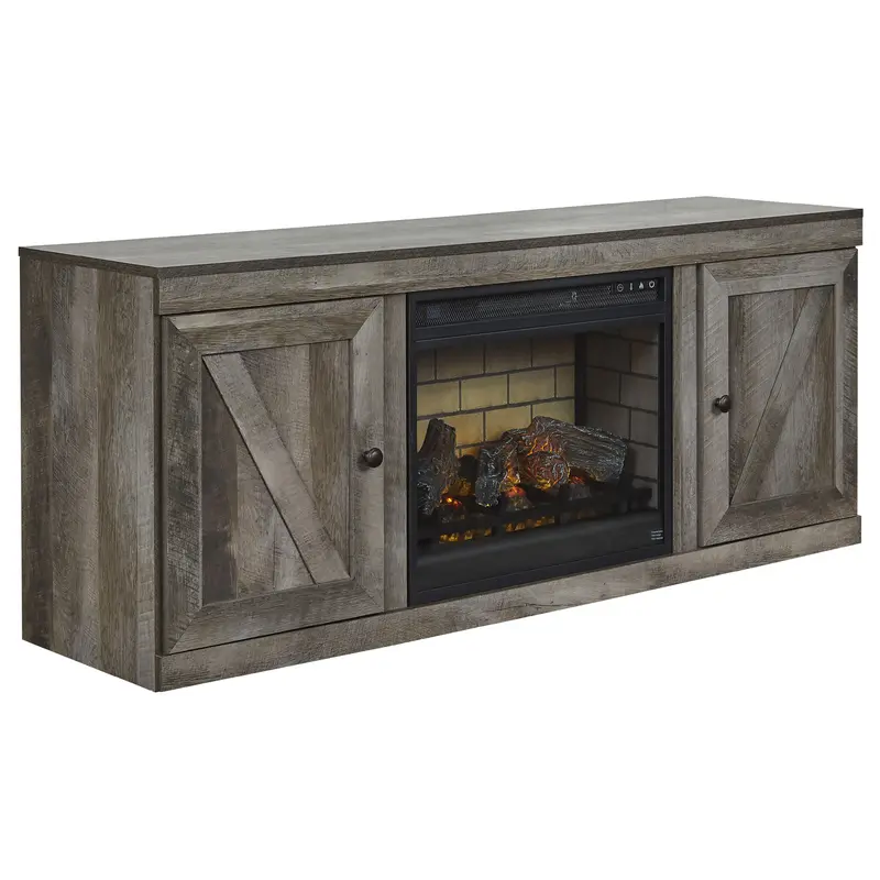 Ashley Wynnlow Ew0440W7 Wall-Mount Ready Tv Stand With Electric Fireplace 1