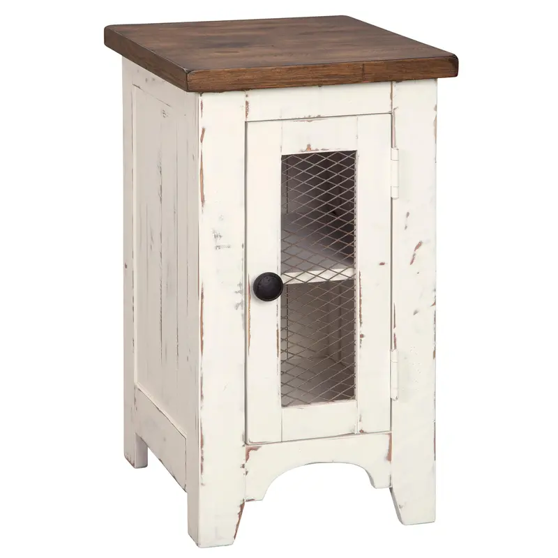 Ashley Wystfield End Table – Clean-Line Wooden Side Table (T459-7) 1