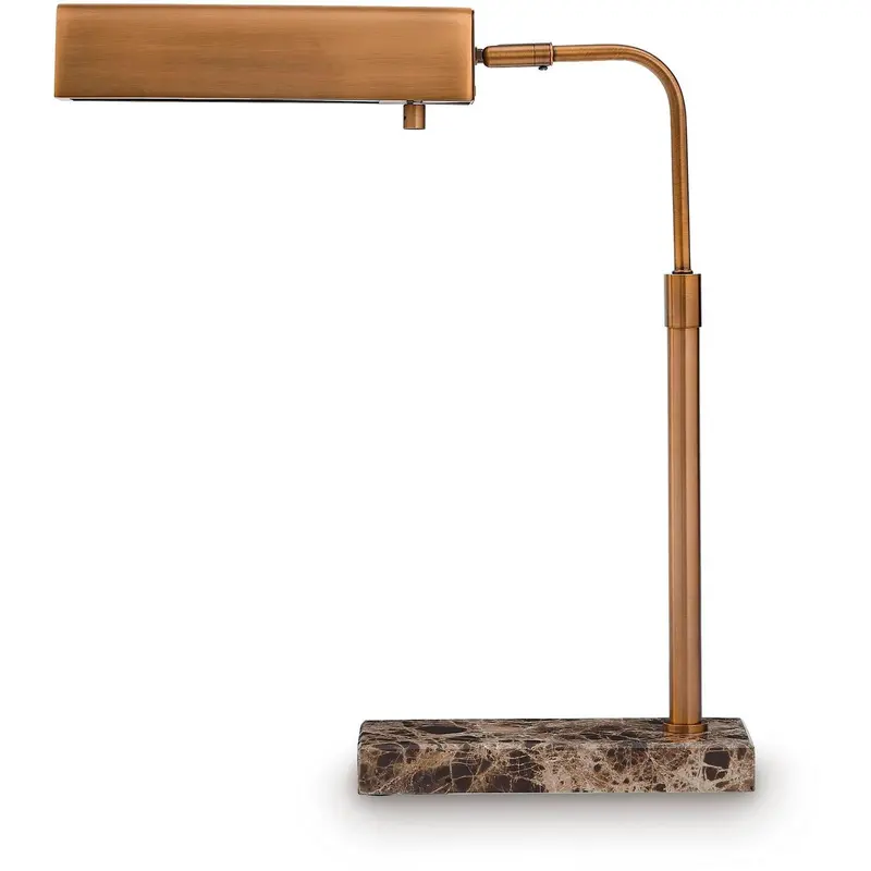 Ashley Yafe Adjustable Table Lamp With Modern Metallic Finish – Model L734412 1