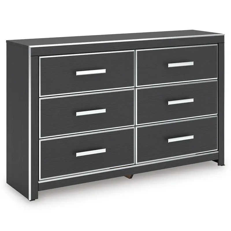Ashley Zuraleus Six-Drawer Dresser – Modern Bedroom Storage 1