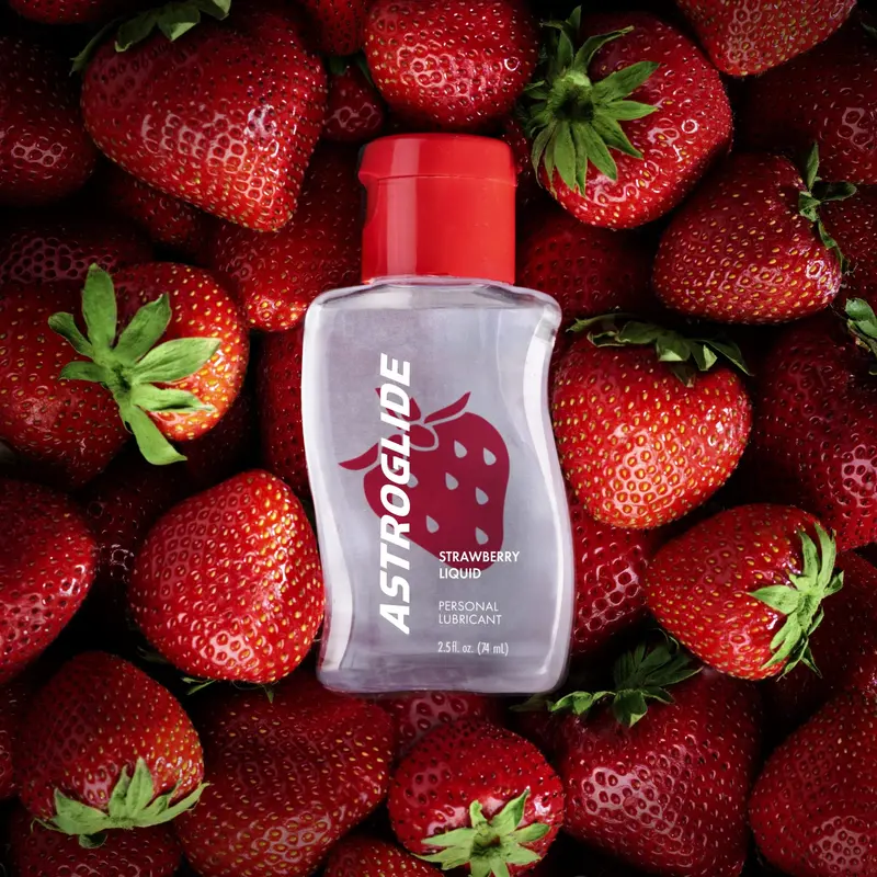 Astroglide Sensual Strawberry Flavor Water-Based Personal Lubricant 1