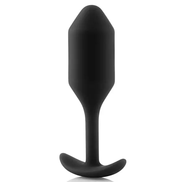 B-Vibe Snug Weighted Silicone Anal Plug – Ergonomic Design 1