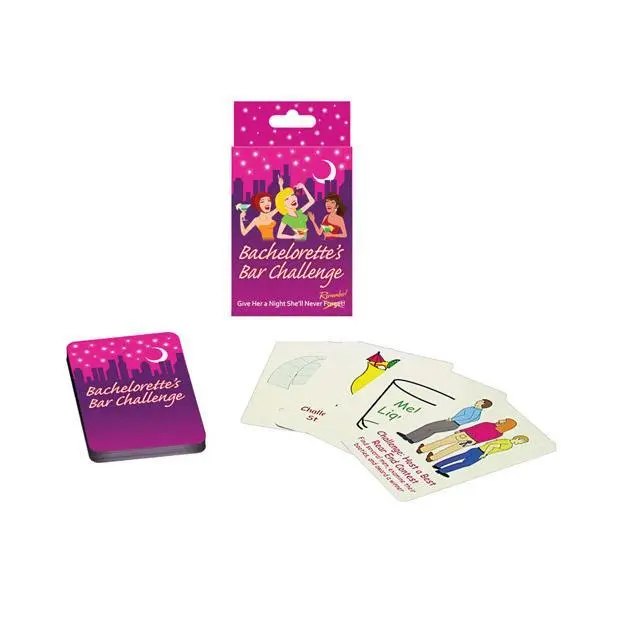 Bachelorette Bar Challenge Card Game – Pink Edition 1