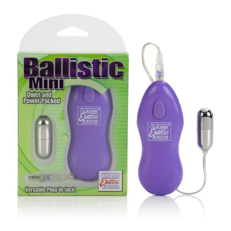 Ballistic Mini Remote-Control Bullet Vibrator By California Exotics – Purple 1