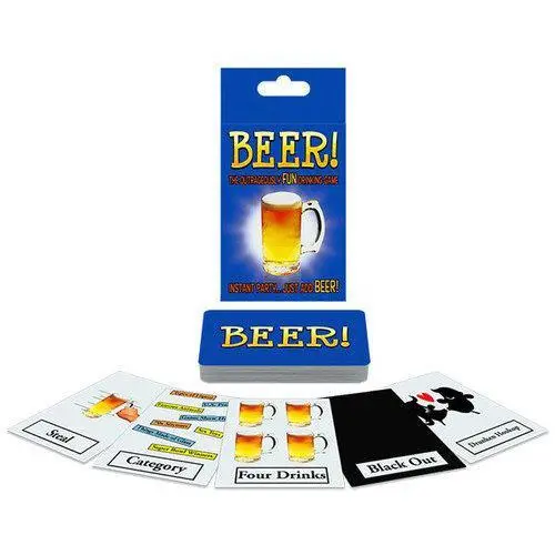 Beer! Drinking Card Game – Blue Deck 1