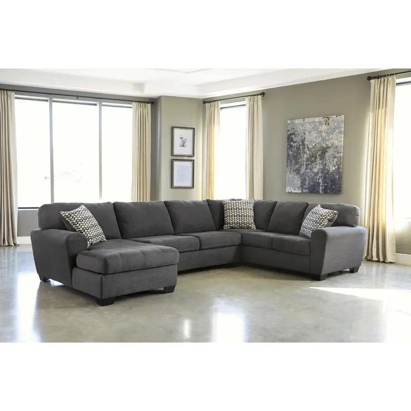 Benchcraft Ambee 28620S1 Three-Piece Sectional With Integrated Chaise 1