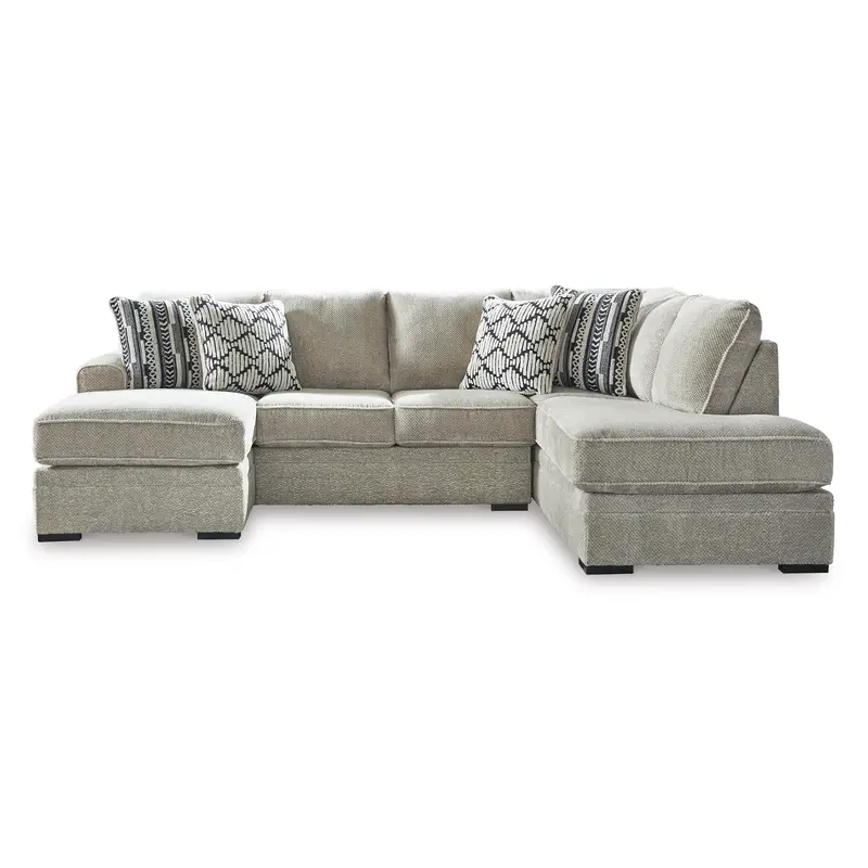 Benchcraft Calnita 20502S1 Sectional With Chaise – 2-Piece Compact Sofa Set 1