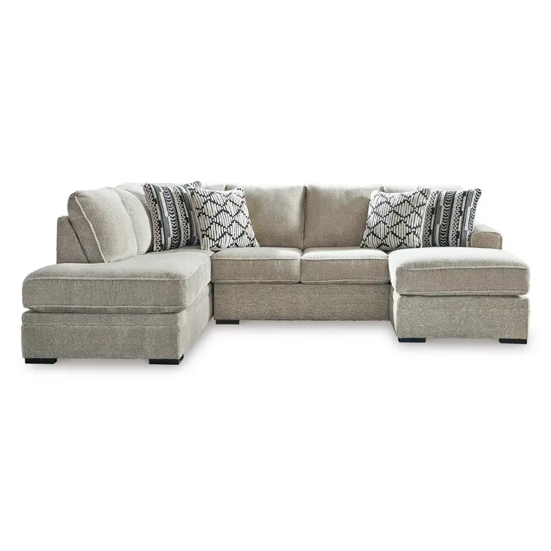Benchcraft Calnita 20502S2 Sectional With Chaise – 2-Piece Modern Lounge 1