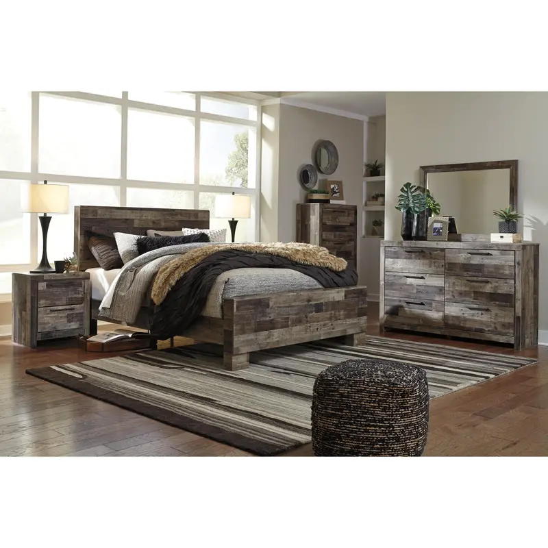 Benchcraft Derekson B200 Queen Bedroom Set – 7-Piece Panel Collection 1