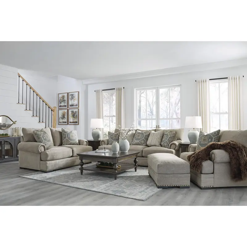 Benchcraft Galemore 4-Piece Living Room Suite – Elegant Sofa, Chairs, And Table 1