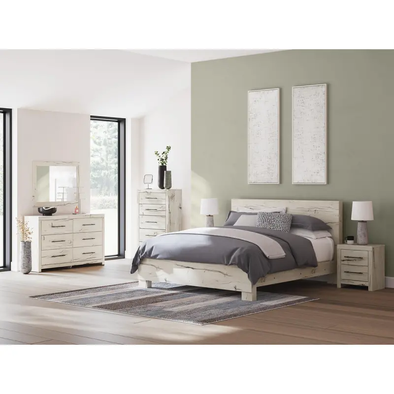 Benchcraft Lawroy King Bedroom Suite – 7-Piece Panel Bed Collection 1