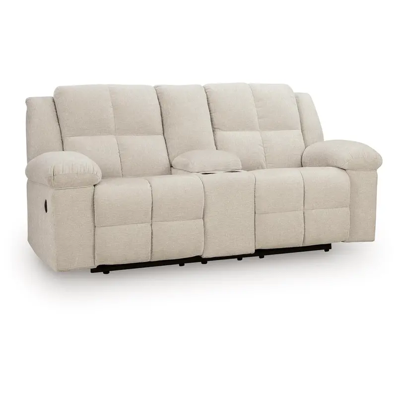 Benchcraft Orlen Fabric Loveseat With Center Console And Reclining Function 1