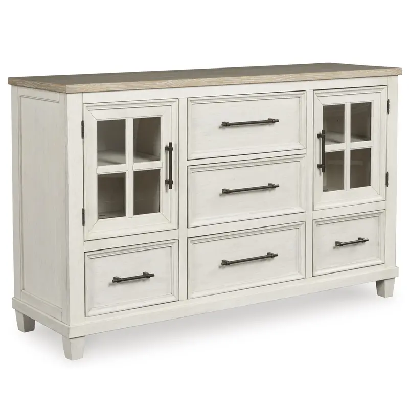 Benchcraft Shaybrock B683-31 Wooden Dresser With Modern Storage Design 1