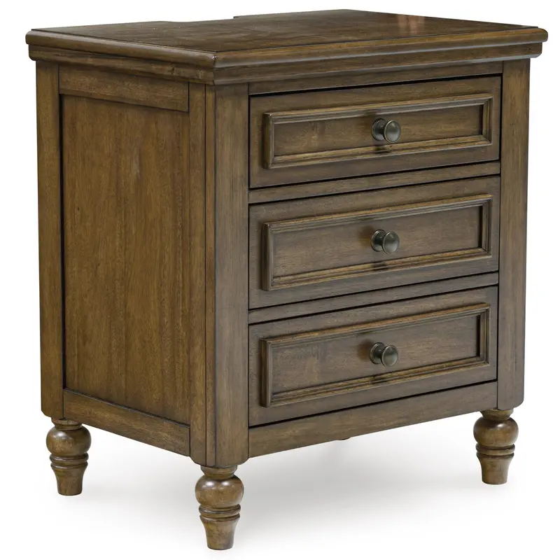 Benchcraft Sturlayne 3-Drawer Nightstand – Bedside Storage Solution 1