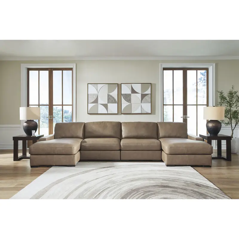 Benchcraft Veronella 4-Piece Double-Chaise Sectional Sofa Set 1