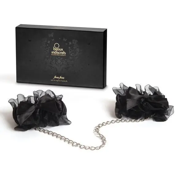 Bijoux Indiscrets Frou Frou Organza Handcuffs – Elegant, Decorative Restraints With Velcro Closure 1