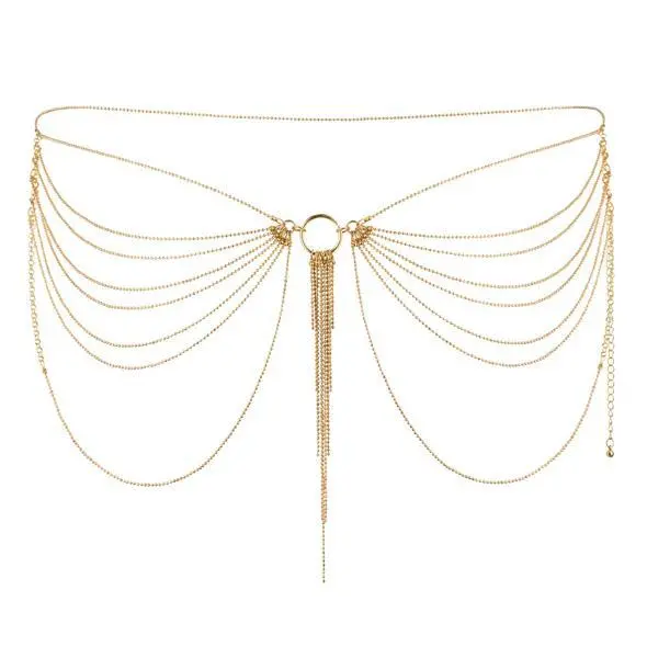 Bijoux Indiscrets Magnifique Gold-Tone Waist Chain Accessory 1