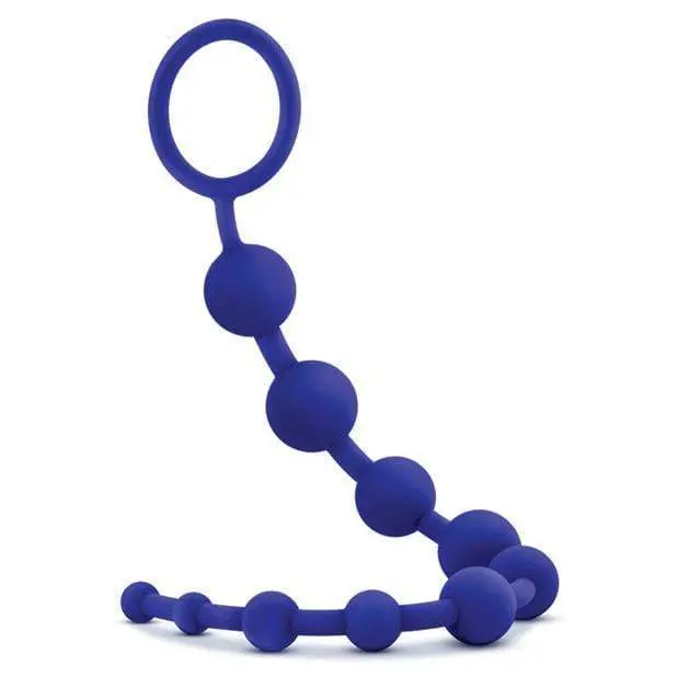 Blush Novelties Luxe Silicone Anal Bead Set – 10-Bead Graduated Series 1
