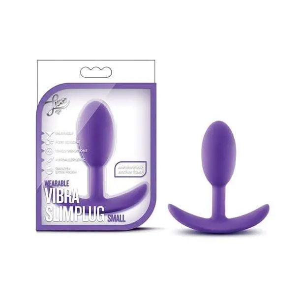 Blush Novelties Luxe Wearable Vibra Slim Anal Plug – Discreet Small/Medium Stimulator 1