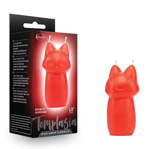 Blush Novelties Temptasia Fox Drip Massage Candle – Red 1
