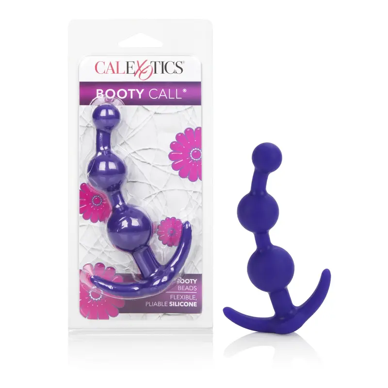 Booty Call Anal Beads With Flexible Beading By California Exotics – Purple 1