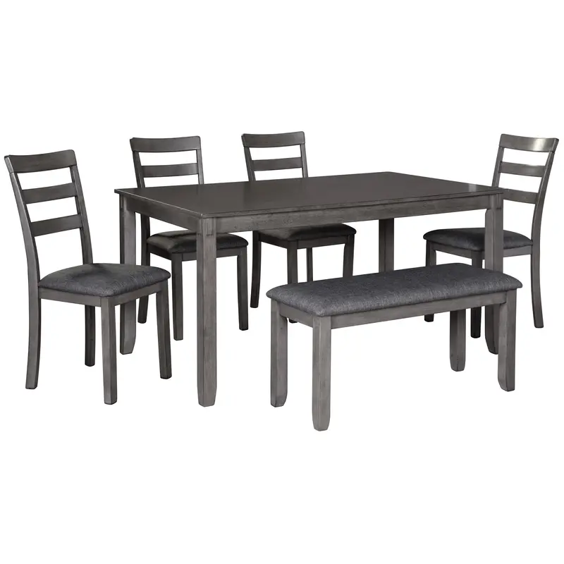 Bridson 6-Piece Dinette Set – Dining Table And Chairs By Signature Design By Ashley 1