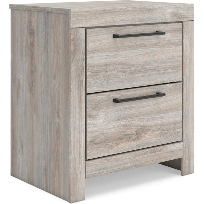 Broachmyn Pcb1120-92 Two-Drawer Nightstand With Modern Finish 1
