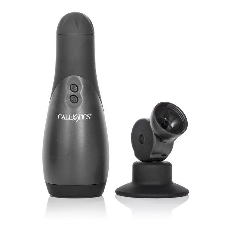 California Exotics Apollo Power Stroker – Hands-Free Male Masturbator (Black) 1