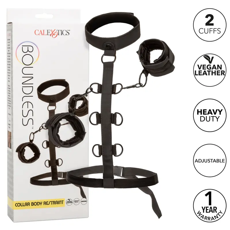 California Exotics Boundless Black Collar Restraint System 1