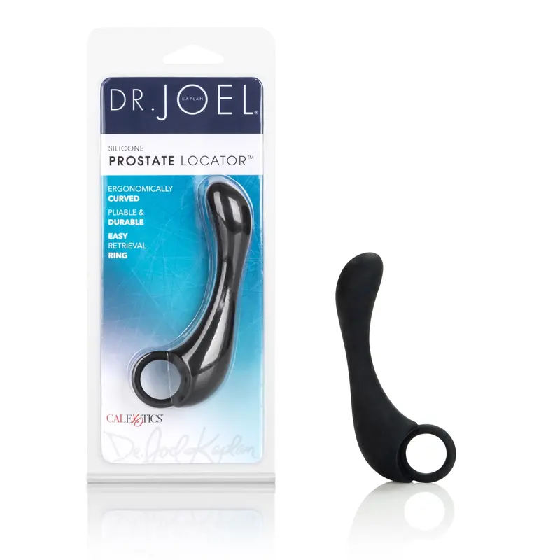 California Exotics - Dr. Joel Kaplan Silicone Prostate Locator Massager (Black) 1
