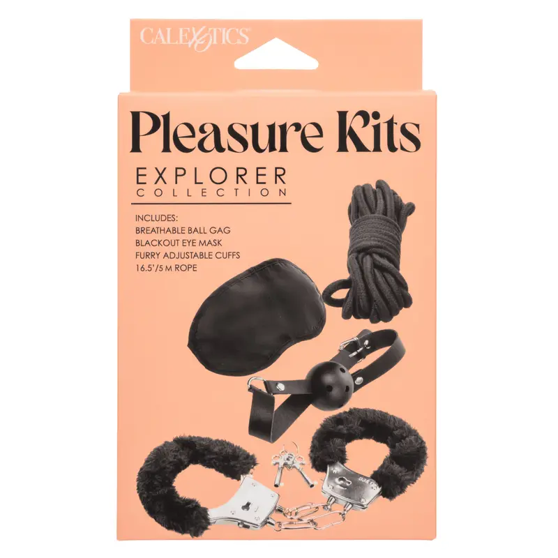 California Exotics Explorer Bdsm Starter Kit – Black 1