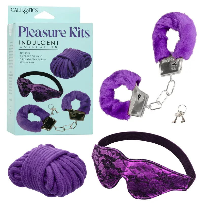 California Exotics Indulgent Bdsm Pleasure Kit – Purple 1