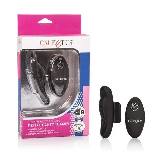California Exotics Lock N Play Remote Panty Vibrator – Petite Black Model 1