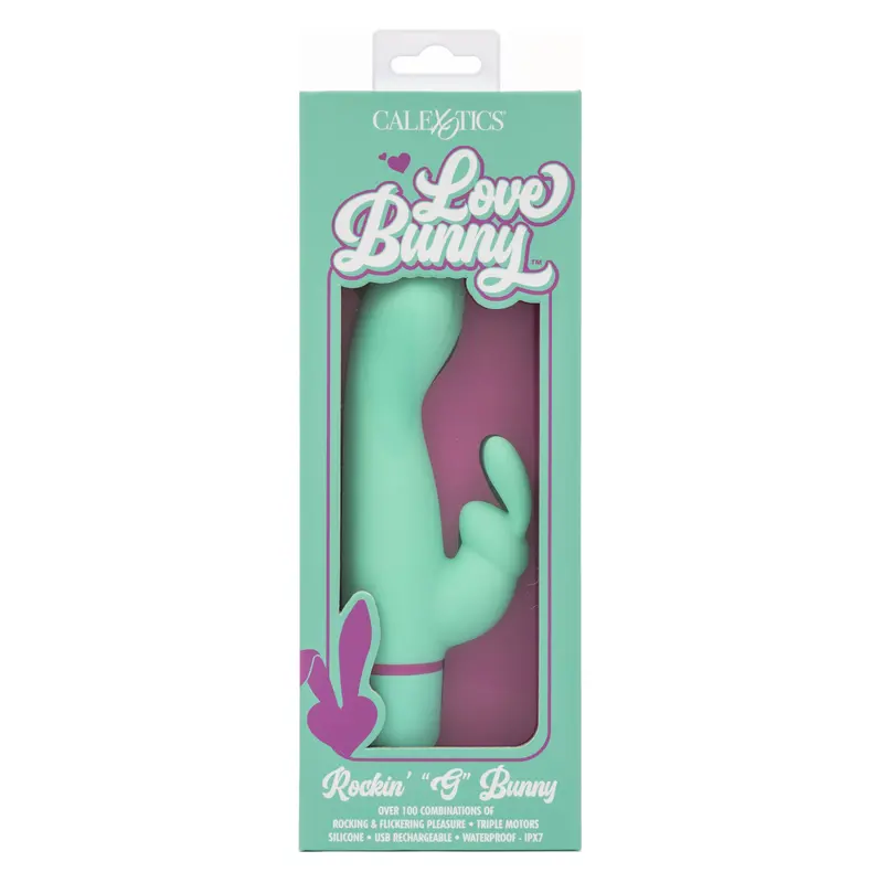 California Exotics Love Bunny Rockin’ G-Rabbit Vibrator – Green 1