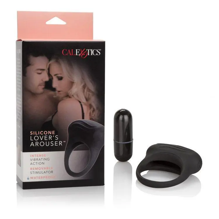 California Exotics Lover'S Arouser Vibrating Cock Ring – Black 1