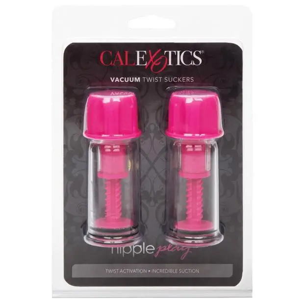 California Exotics Nipple Play Vacuum Twist Suckers – Adjustable Suction Set 1
