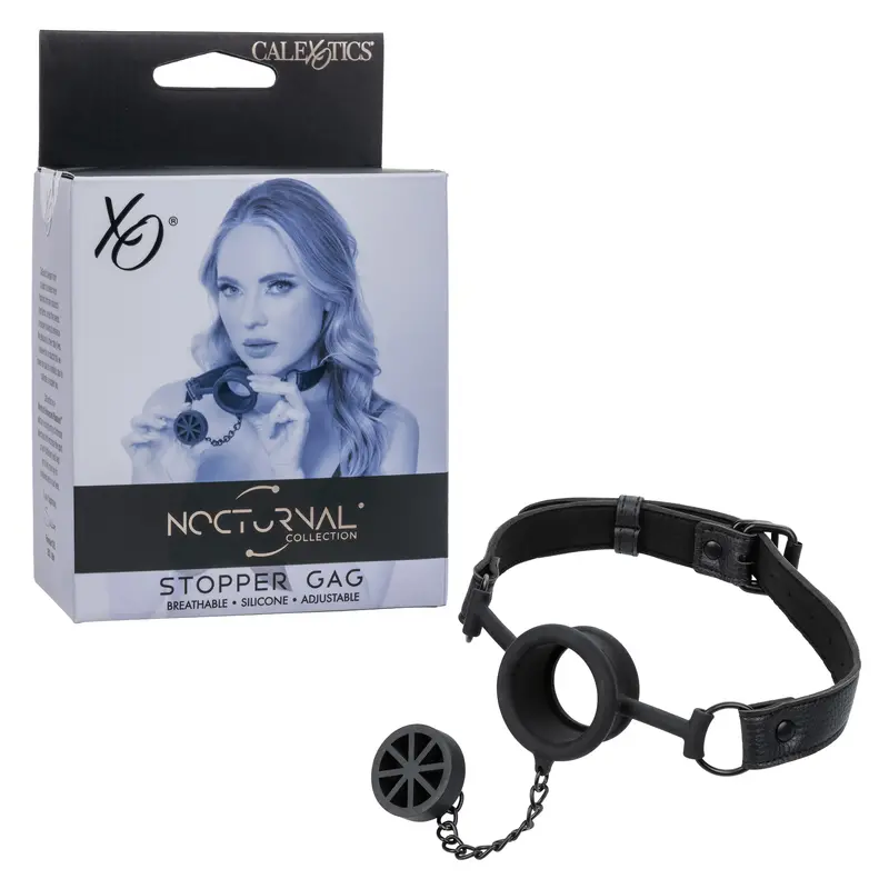 California Exotics Nocturnal Collection Adjustable Ball Gag – Black 1
