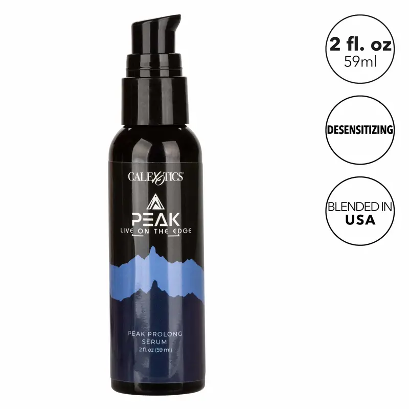 California Exotics Peak Prolong Desensitizing Serum – 2 Oz Delay Formula 1