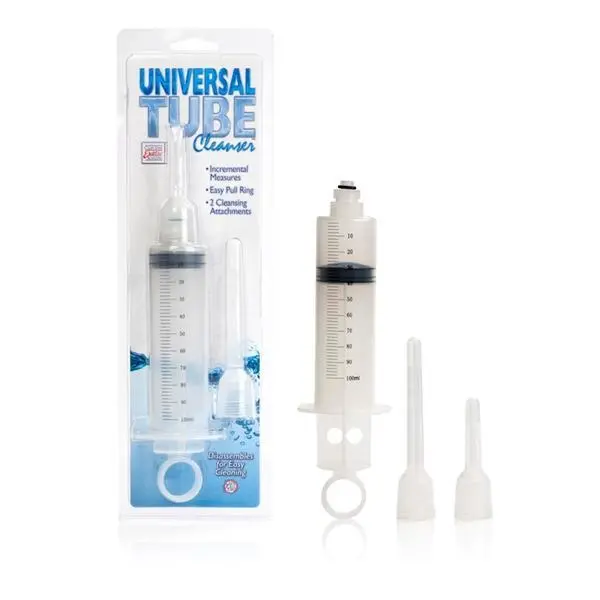 California Exotics Universal Tube Anal Douche – Hygienic Stainless Steel Cleaner 1