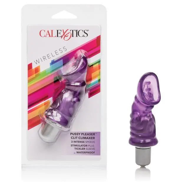 California Exotics Wireless Clit Climaxer Pleaser – Purple Silicone 1