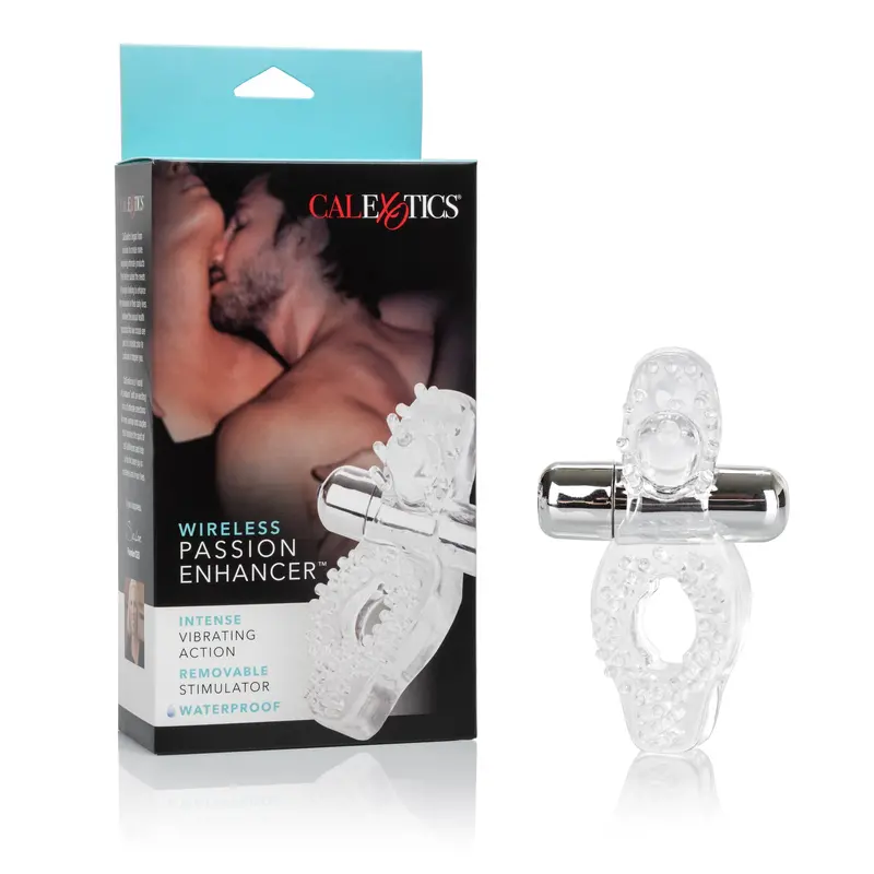 California Exotics Wireless Vibrating Cock Ring – Clear Pleasure Enhancer 1