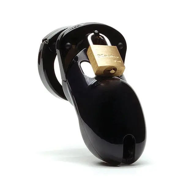 Cbx Cb-3000 Chastity Device – 3-Inch Black Cock Cage With Integrated Lock System 1