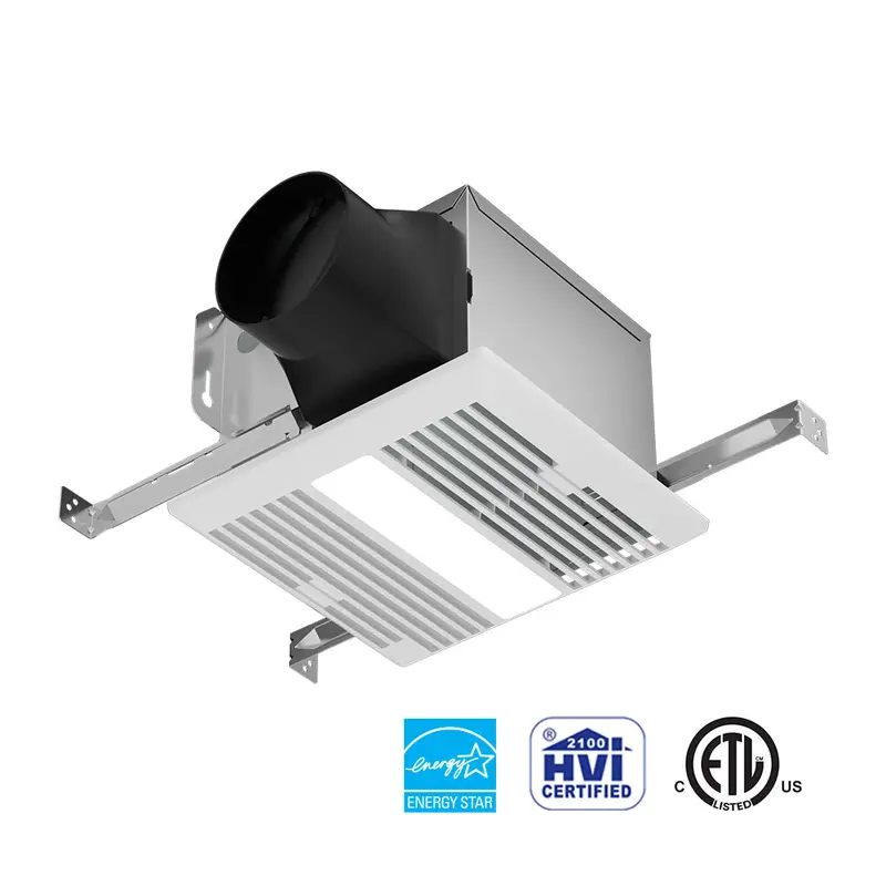 Ciarra Energy Star Bathroom Exhaust Fan – Quiet 11W Led Ventilation Fan With Integrated Light 1