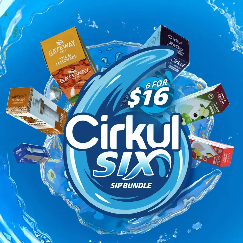 Cirkul October 2025 Six-Pack Sip Cartridge Bundle 1