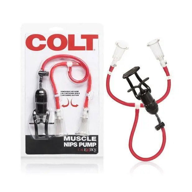 Colt Muscle Nips Vacuum Nipple Pump – Red Body With Comfort Grip 1