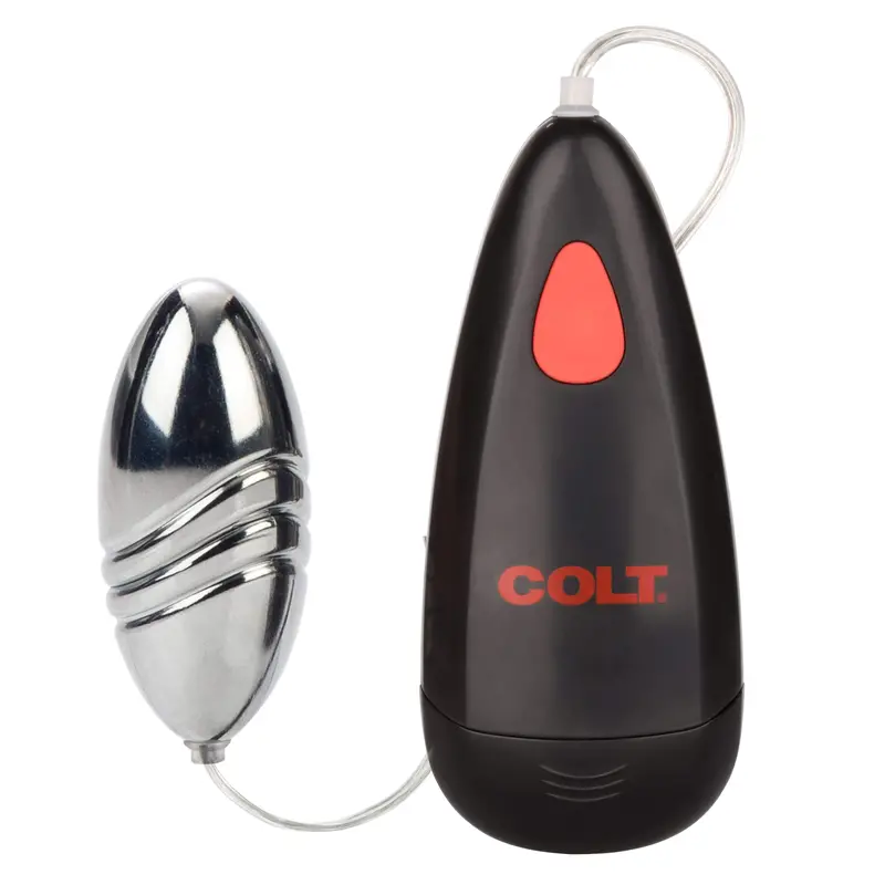 Colt Turbo Bullet Vibrator – Waterproof Remote-Controlled Mini Vibrator (Silver) 1